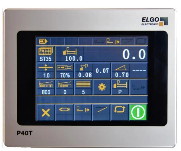 Germany Elgo P40 T touch screen hydraulic sheet Metal Shears controller Yawei made in china 